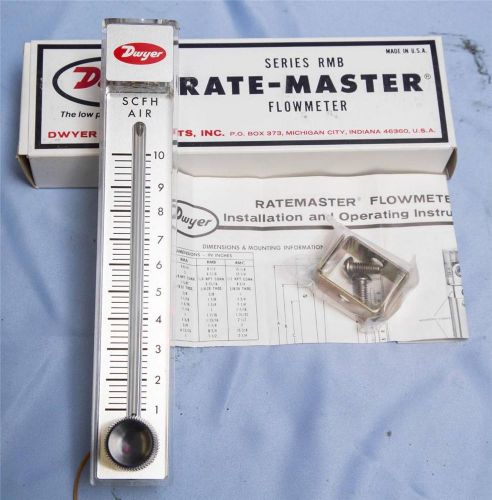 Dwyer Rate-Master Flowmeter RMB-50-SSV