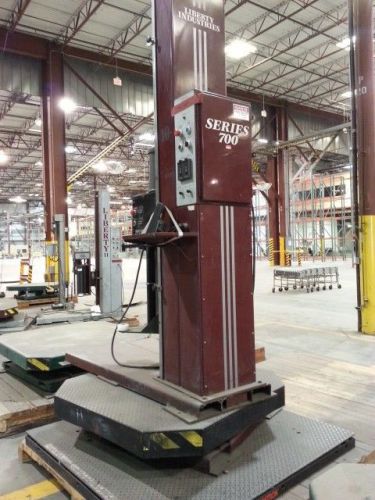 Liberty industrial series 700s automatic pallet wrap machine with scale good wrk for sale