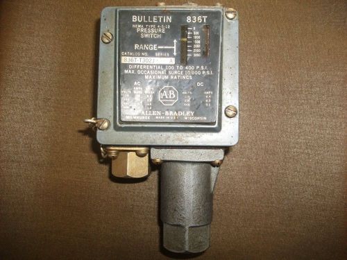 Spare van dorn parts - allen bradley nema type 4-5-12 pressure switch for sale
