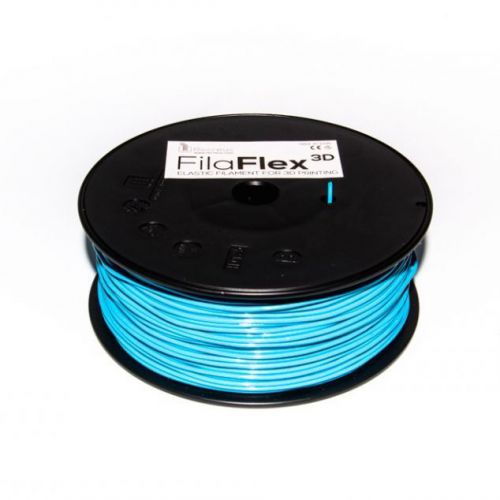Blue color Recreus FilaFlex flexible filament for 3D printing, 1.75mm 500g