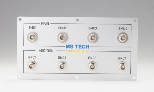Connecting plate panel for probe station. Agilent, Keysight, Keithely, Triaxial