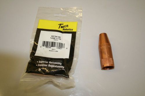 Mig welder torch nozzle, tweco, wc24-50, 1244-1110 for sale