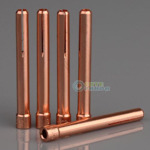 5pcs tig torch welding collets 10n25 model 3.2*50mm for wp17 18 26 new for sale