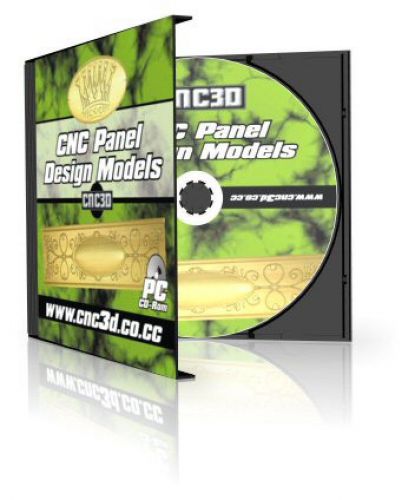 30 panel 3d cnc models in stl format - factory sealed cd-rom dxf / relief for sale