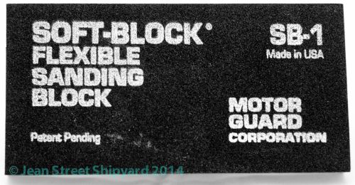 Motor guard auto marine sb-1 soft block flexible sanding block new for sale