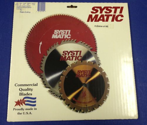 12&#034; Systimatic Plastic and Trim Saw Blade PT# 37297 ~ 60 Teeth ~ 0.095 Width