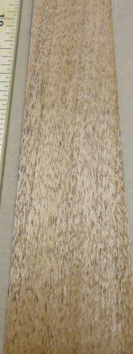 Mahogany (african) wood veneer 2&#034; x 12&#034; with no backer (raw unbacked veneer) for sale