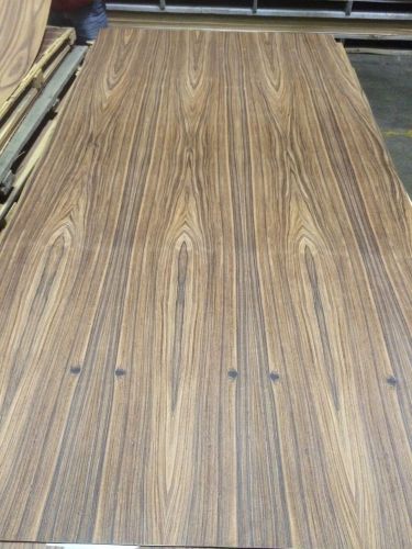 Wood veneer rosewood 49x98 1pcs total 3-ply wood backed exotic&#034;skid20 for sale