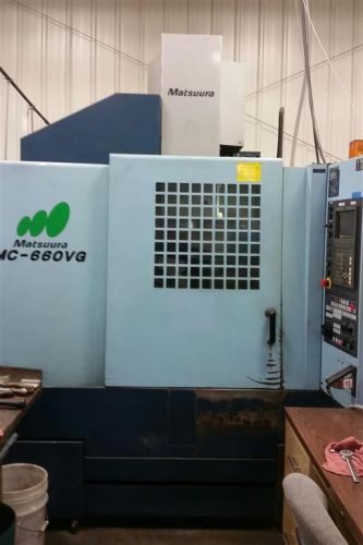 2001 matsuura mc-660vg vmc with 15,000 rpm spindle. for sale