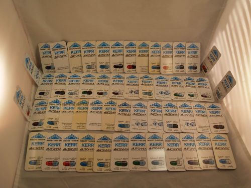 53 Kerr Auto-Mix Computerized Mixing System Mix Cards   dental