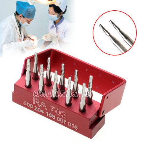 10PCS New Dental Low speed Contra Angle handpiece Tungsten Steel SBT burs RA702