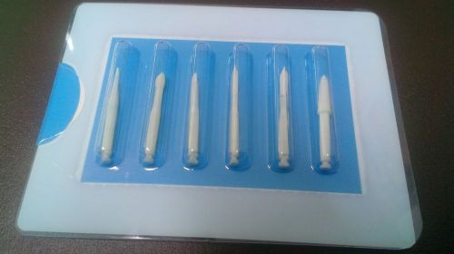 &#034;Stainbuster&#034; zircon-rich fiberglass dental polishers, No.2540 assorted- 6-pack!
