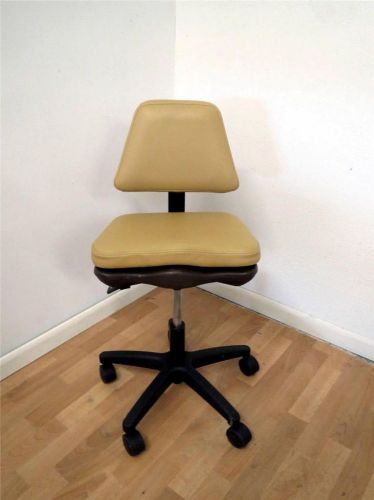 Tan dental stool chair tattoo medical adec pelton &amp; crane midmark warranty for sale