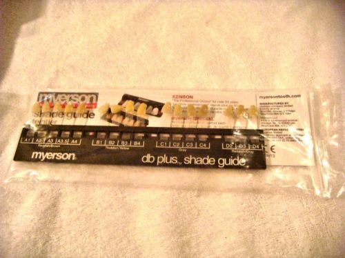 NEW MYERSON DB PLUS SHADE GUIDE A1-D4 IN ORIG. PKG.