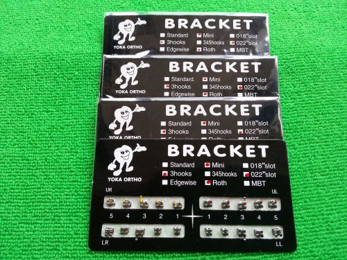 10 kits dental metal brackets mini roth 0.022&#034; slot 3 with hooks bracket on sale for sale