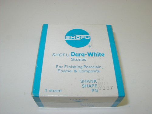 Shofu Dental Dura White Stones Finishing Porcelain Enamel Composite HP RD1 0207