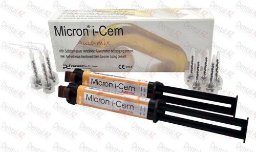 Universal self etch, self adhesive icem glass ionomer luting cement, 2 x 11g for sale