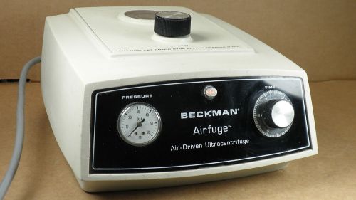 Beckman Airfuge Air-Driven Ultracentrifuge*Parts*
