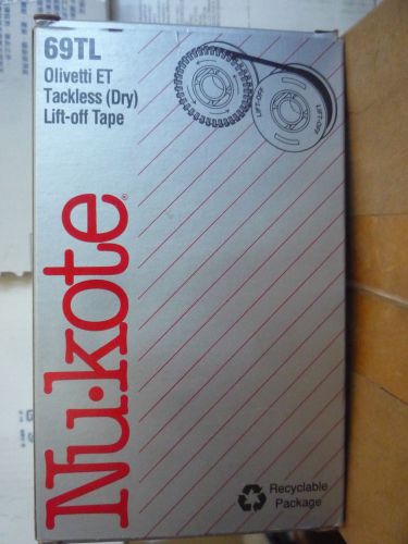 NUKOTE 69 -TL TACKLESS LIFT OFF TAPE FOR ET,TW,SERIES- SIX,TAPES (ITEM #97E/st)