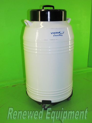VWR CryoPro BR-3 Cryogenic Storage Vessel Liquid Nitrogene Dewar with 4-Racks