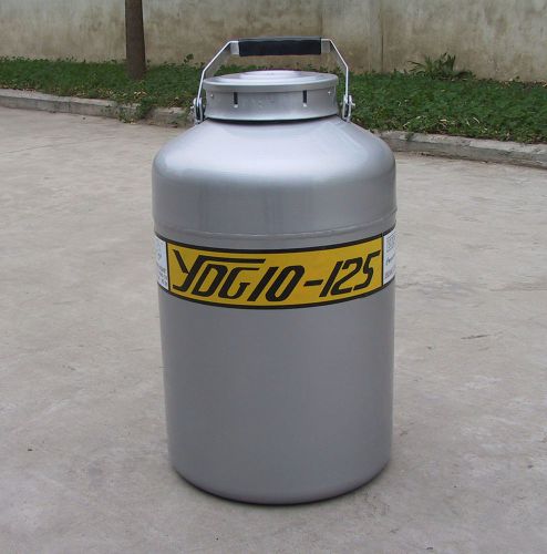10 L 125 mm Cryogenic Container Liquid Nitrogen LN2 Tank with Straps