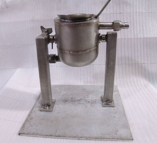 Steam jacketed kettle 1/3 gallon non-rated