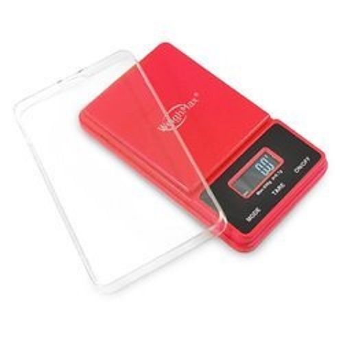 WEIGHMAX POCKET SCALE ELECTRONIC DIGITAL NJ650-RED 650G X 0.1G RED
