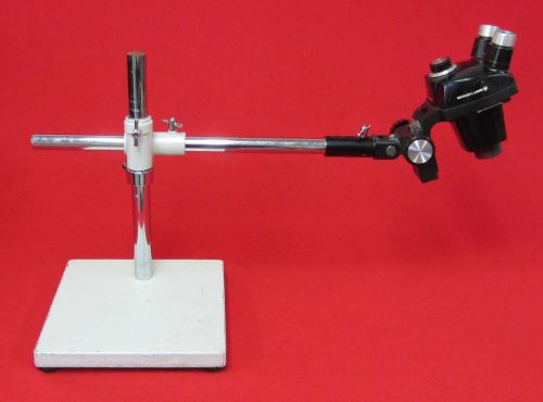 Bausch and lomb 0.7x-3x stereo zoom microscope w/ boom stand #q1 for sale