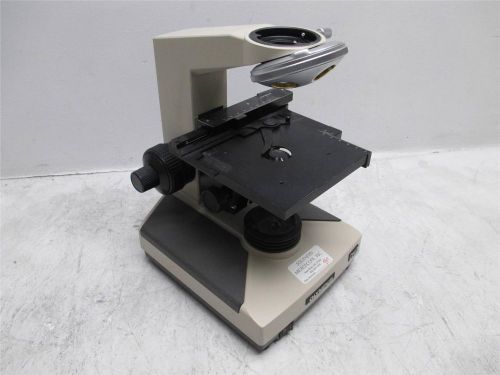 Olympus CH-2 Binocular Laboratory Microscope CHT Base Adjustable Table Tray