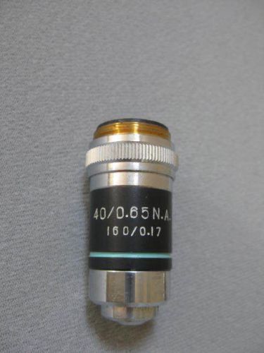 Microscope Objectives Len 40X /0.65 N.A. 160/0.17