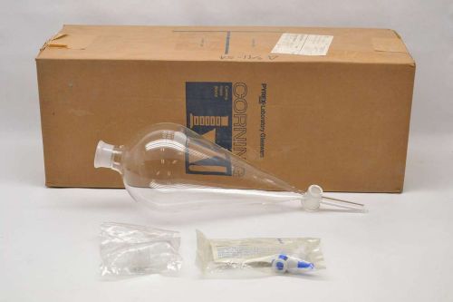 Corning 30356-347 pyrex separatory funnel pear 1000ml lab equipment b478003 for sale