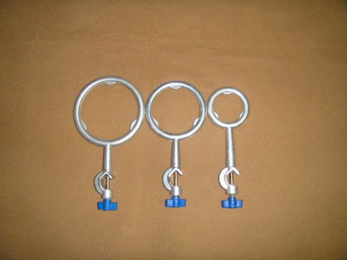 Aluminum Metal Support Ring dia.50mm 65mm 85mm, Base with Jackscrew