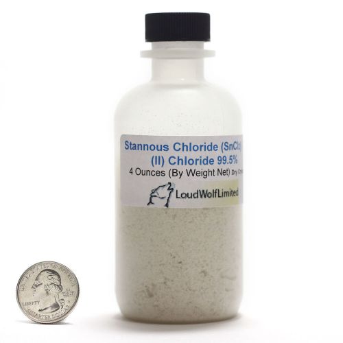 Stannous Chloride  Dry Powder for Gold Test Solution  4 Oz  SHIPS FAST from USA