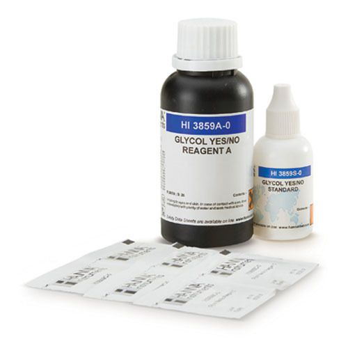 Hanna instruments hi3859-025 glycol replacement test kit 25 tests for sale
