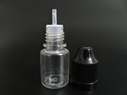 50pcs 5ml empty plastic e-juice e-liquid dropper bottles childproof cap pet new for sale