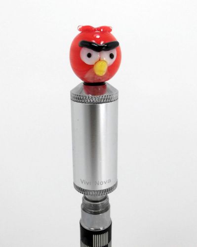Angry Bird Drip Tip - Hand Made- Fits to 510 Tip Size - All Glass