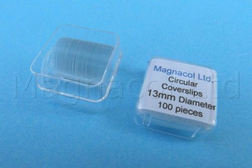 Microscope Slide Coverslips, Circular 13mm