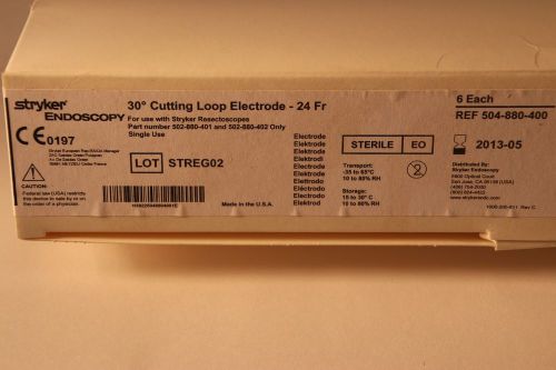 Stryker 30 degree cutting electrode loop for resectoscope 504-880-400 for sale