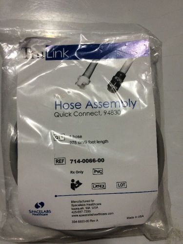 New Spacelabs TruLink Hose Assembly Quick Connect 94830 9&#039; 714-0066-00