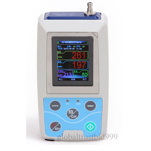 Big lcd ambulatory blood pressure monitor+automatic 24h bp measurement w 3 cuffs for sale