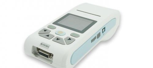 ECG90A Electrocardiograph,ECG Machine,Display 3/6/12-lead ECG,2.83’ color LCD
