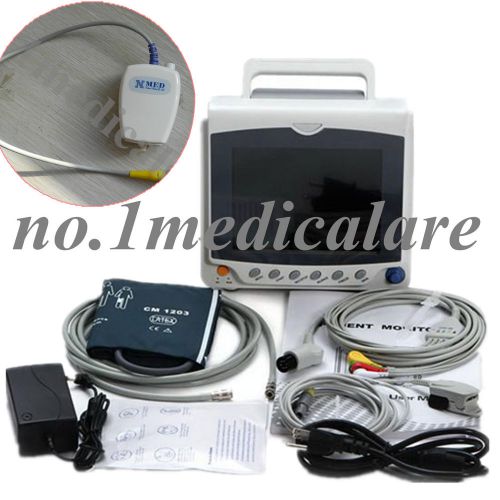 2014 icu patient monitor,ecg+nibp+pr+spo2+ etco2,contec, 2 year warranty for sale