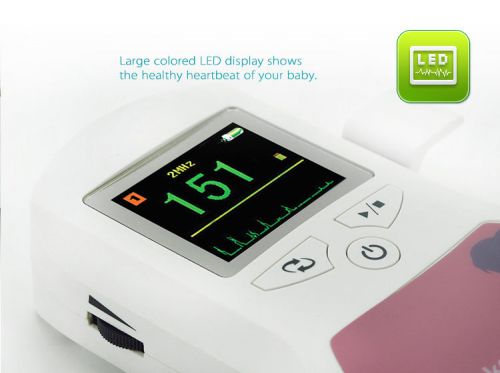 CONTEC Fetal Doppler Prenatal Heart Monitor,Color Display Sonoline C 3MHz