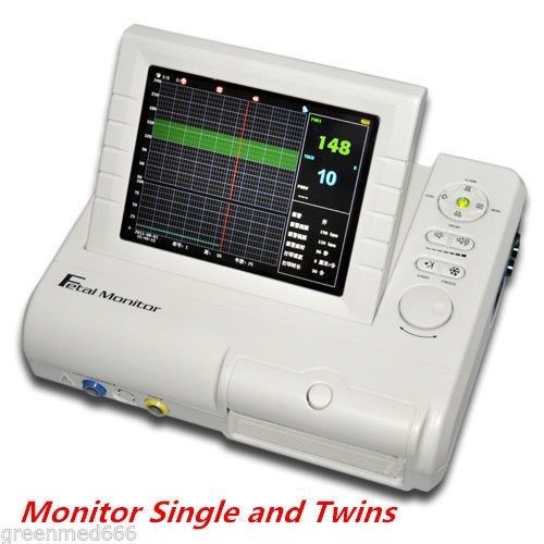 Twins  fetal option 2015 new 8.4-inch fetal monitor fhr toco fetal movement top for sale
