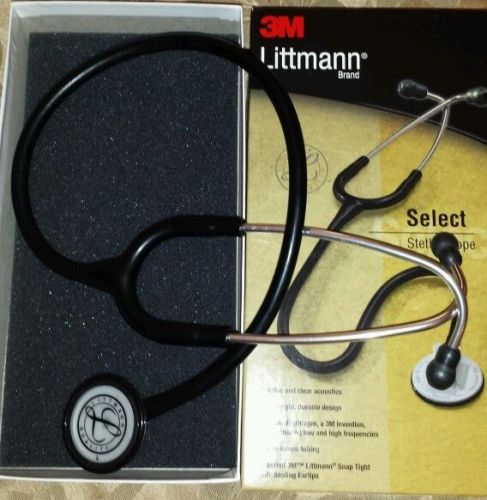 select stethoscope black 3m littmann