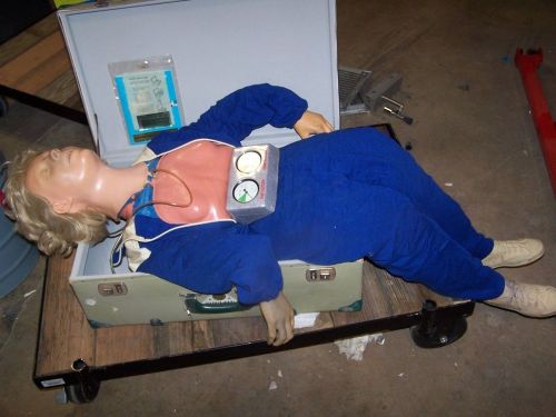 Laerdal aa-1100 resusci anne cpr with case. for sale