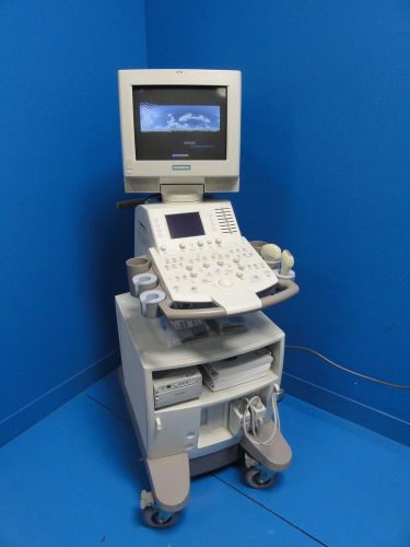 2005 siemens sonoline g50 ultrasound w/ c5-2 &amp; l10-5 probes manual printer disk for sale