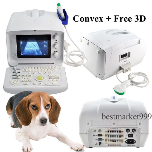 Veterinary Ultrasound Machine Scanner with 3.5MHz Multi-frequency Convex CE FDA