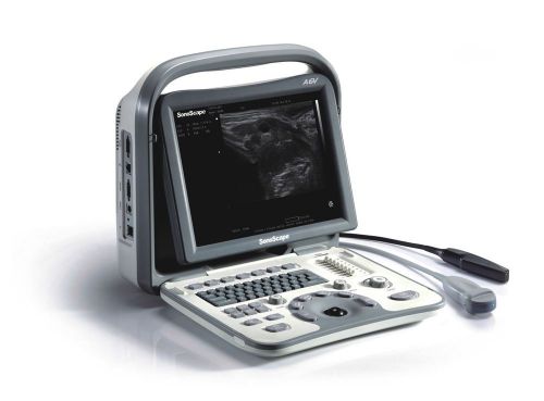 SonoScape A6V best Portable Veterinary Ultrasound with micro convex probe C612