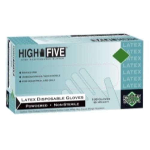 Micro Flex L493 High Five Lightly Powdered Industrial Grade Latex Gloves, Large